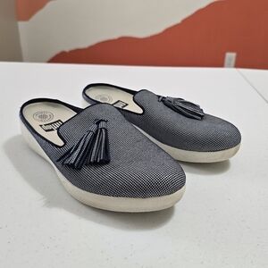 Fit Flop Womens Houndstooth Print Superskate Slip-on‎ Loafer 8